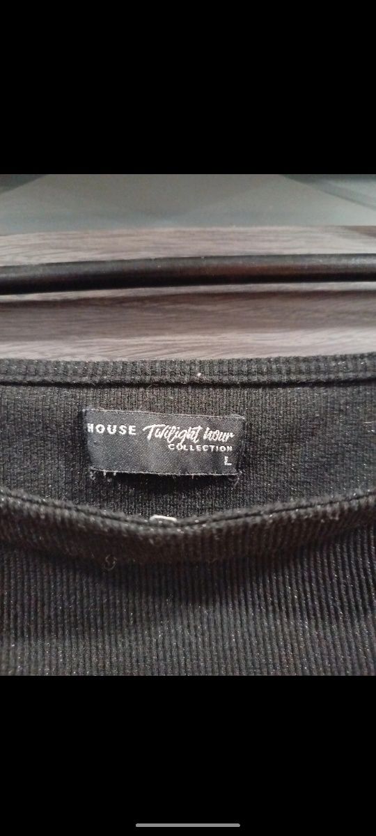 Bluzka z połyskującego materiału L