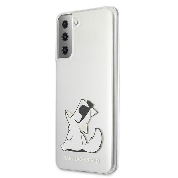 Etui Karl Lagerfeld Choupette Fun do Samsung Galaxy S21+ Transparent