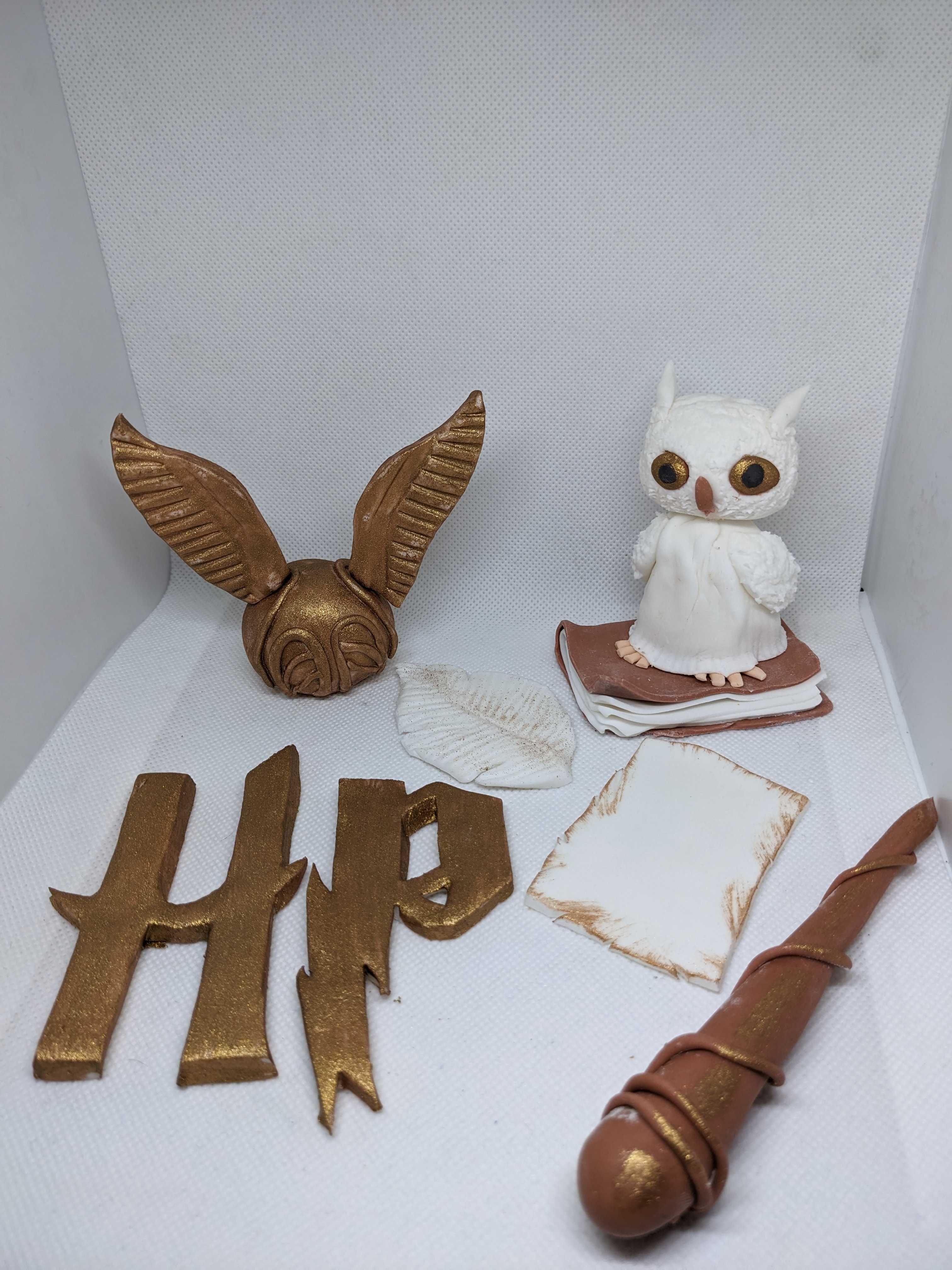 Figurka na tort. Harry Potter. Dekoracja. Sowa