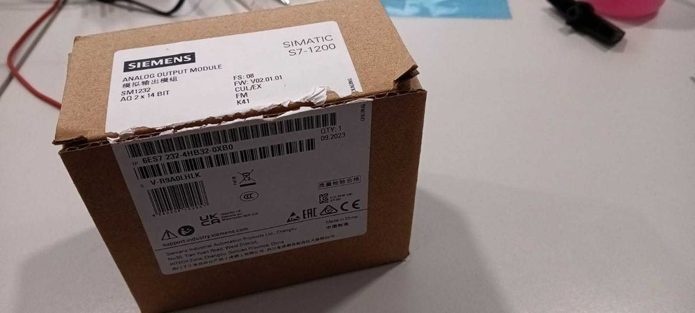 Siemens s7-1200 modulo saídas analógicas