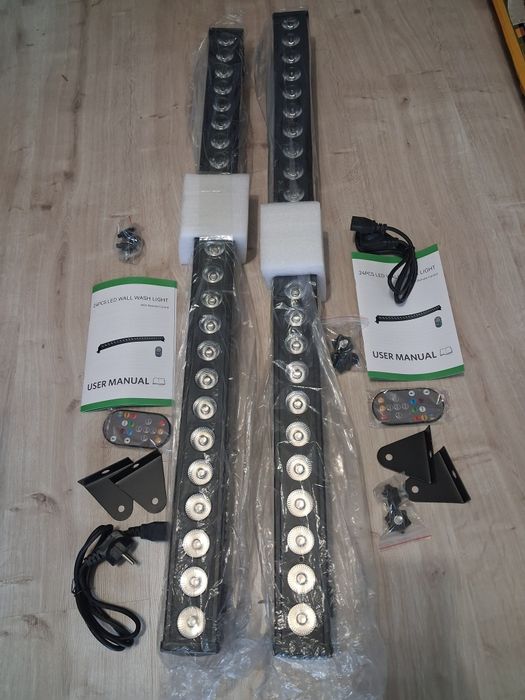 UKing LED DMX512 oświetlenie imprezowe 24x3W RGB Disco efekt świetlny