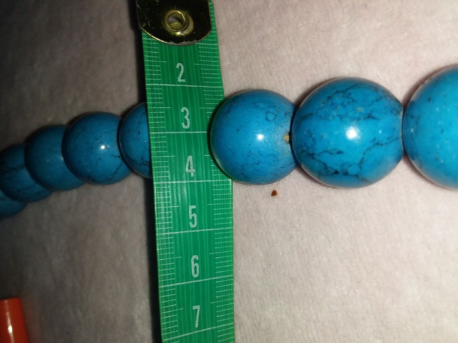 Бусы бирюза