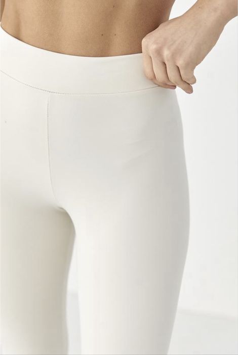 Молочні еластичні лосини зі штрипками, Туреччина, розмір 40/L