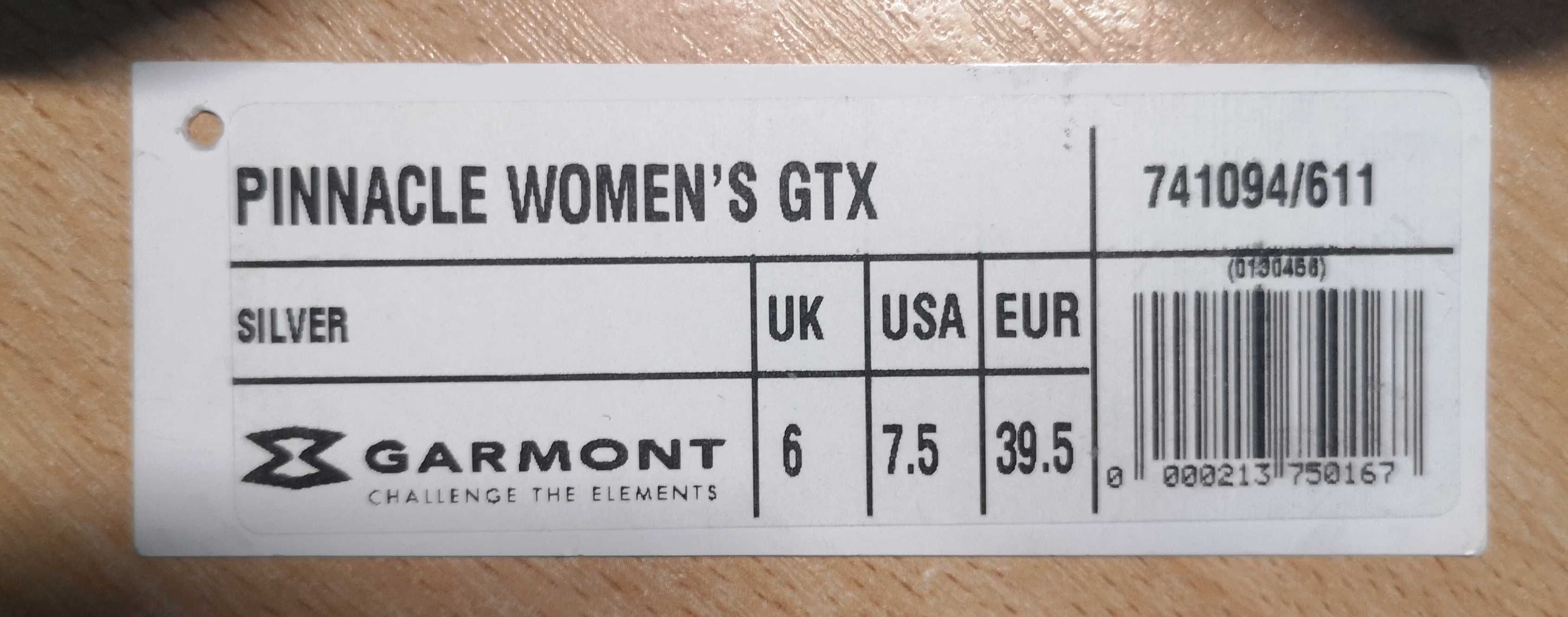 Buty wysokogórskie. Damskie. Garmont Pinnacle Women's GTX. 39.5.