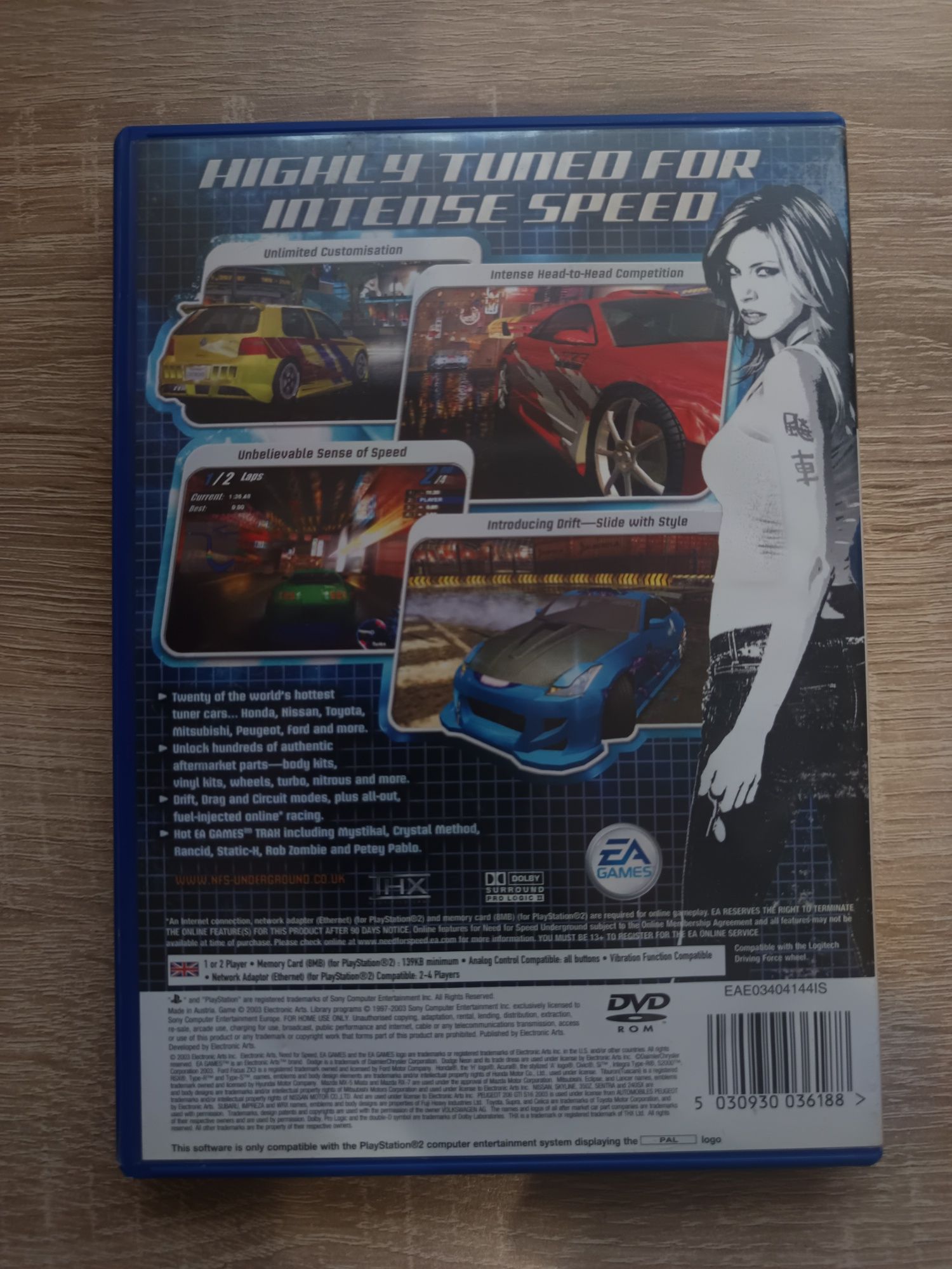NFS Underground PS2