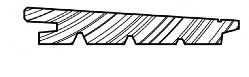 Deska Elewacja Diagonal Modrzew Syberyjski