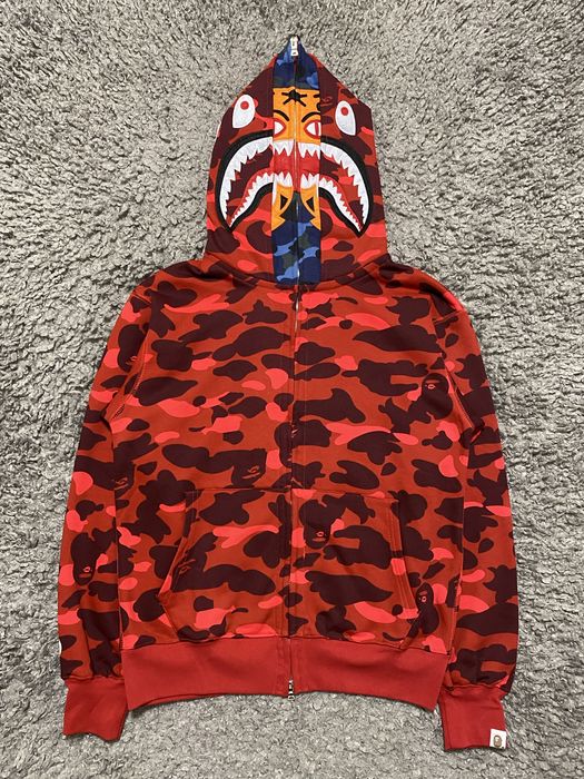 Зіп худі BAPE DOUBLE SHARK TIGER чоловічe japan від A BATHING APE
