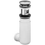 Syfon Villeroy & Boch Universal z zamykanym zaworem odplywowym, chrom