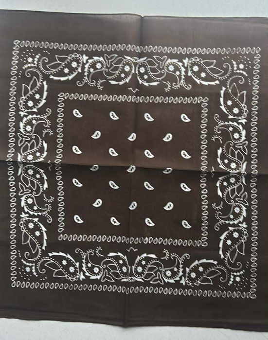 Bandana „fasolki" klasyk brązowa