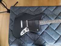 Guitarra Eléctrica Fender Jaguar Blacktop