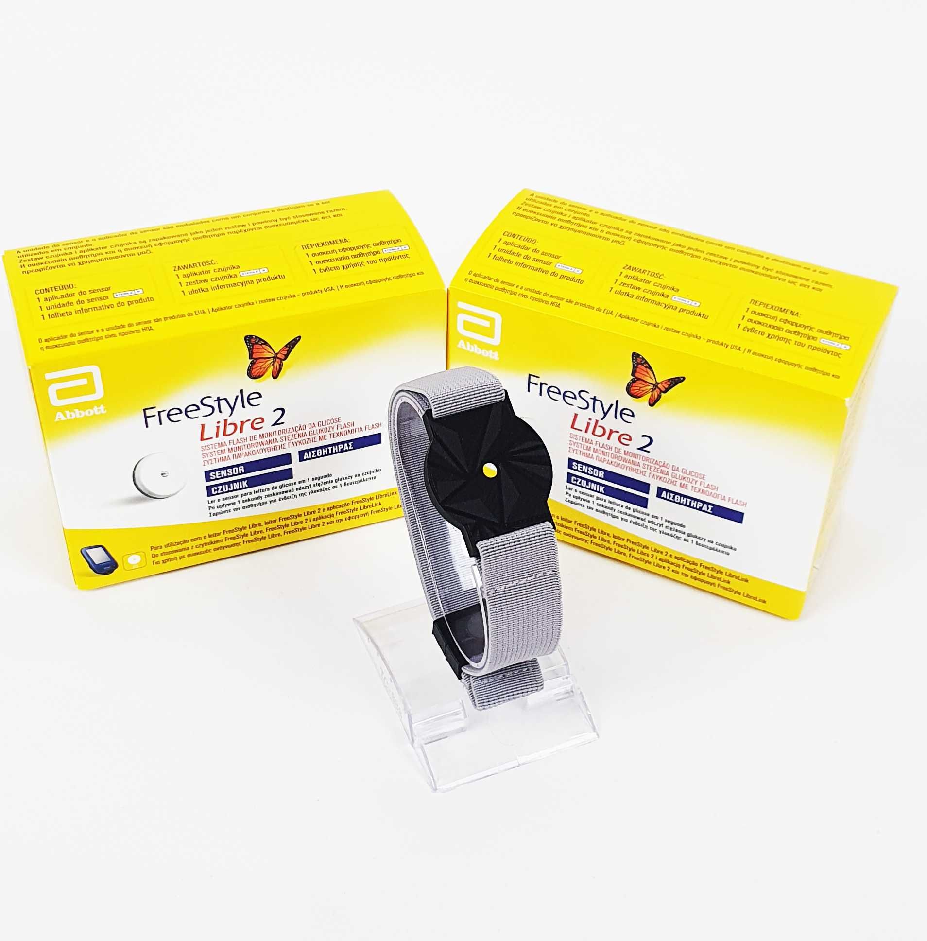 Sensor Freestyle Libre 1 i 2 - Opaska Ochronna Szara