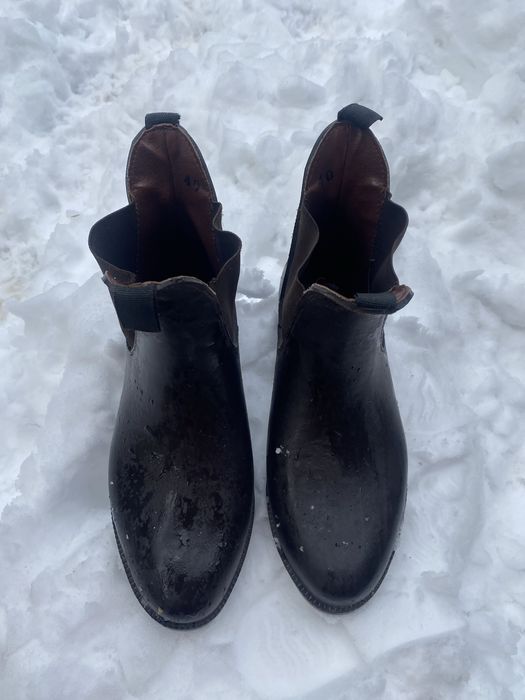 Sztyblety brązowe, gumowe r 40