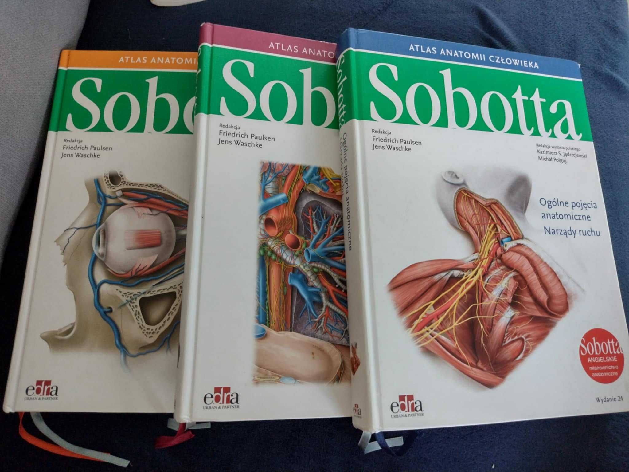 Atlas Anatomiczny Sobotta 3 tomy / Angielski