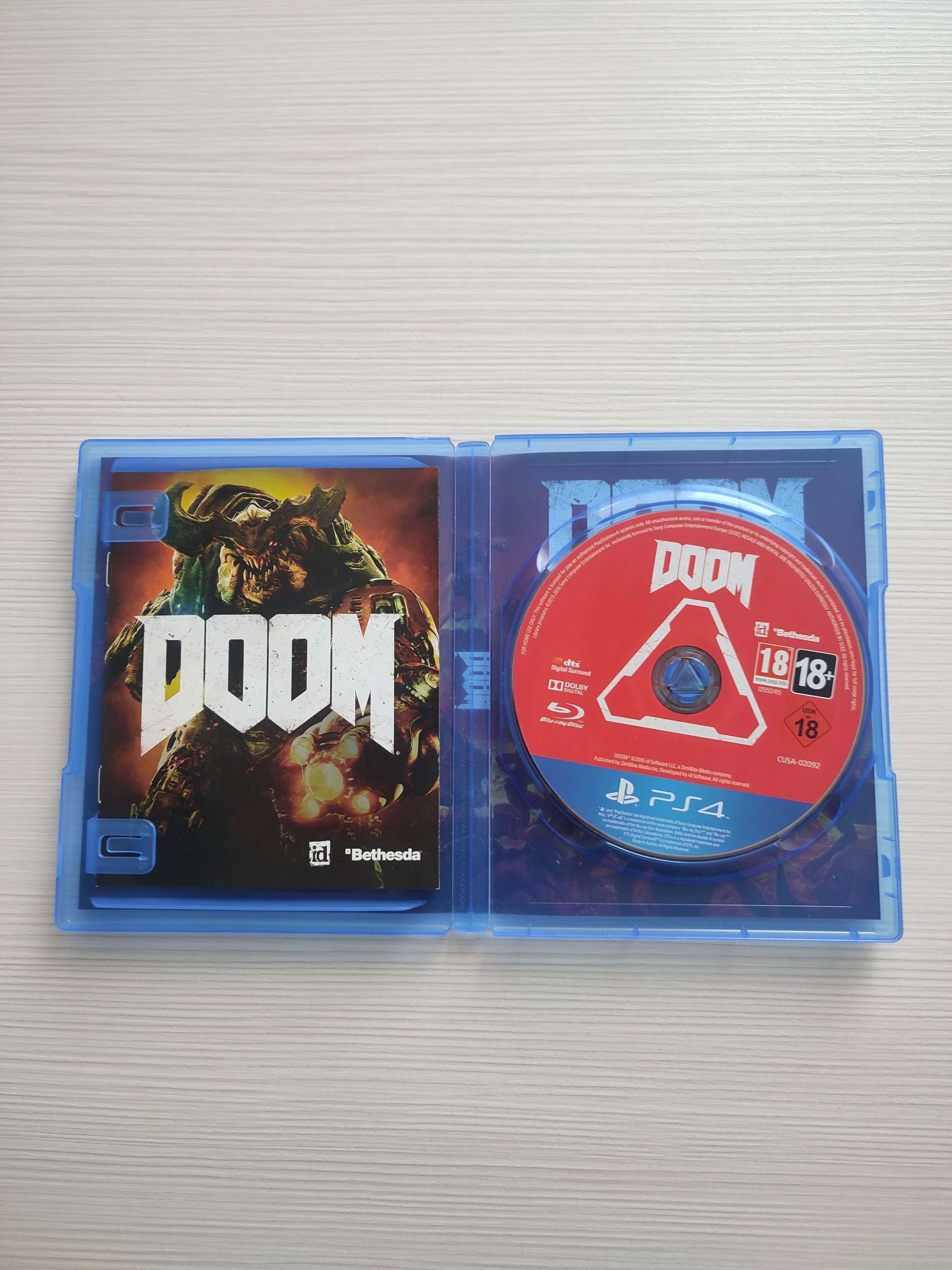 Doom 1 na PS4 w Dobrym Stanie