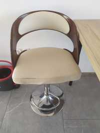 3 x Hoker, krzesło obrotowe, regulowane do kuchni, baru, stan db.