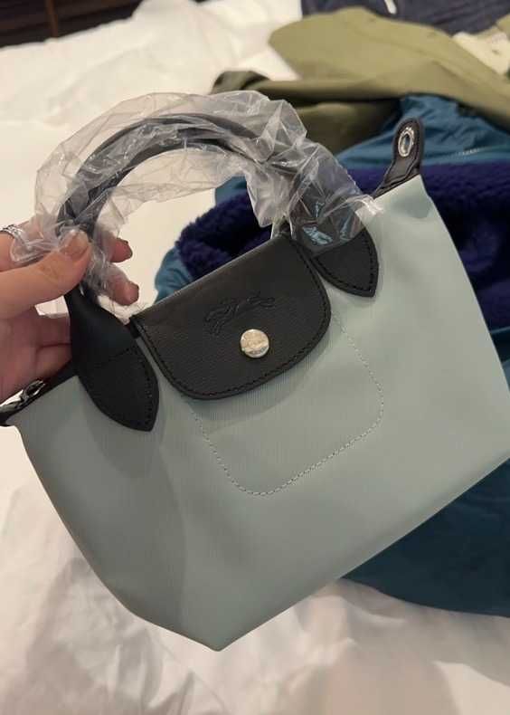 Torebka LongChamp Le Pliage Energy XS Turkusowy