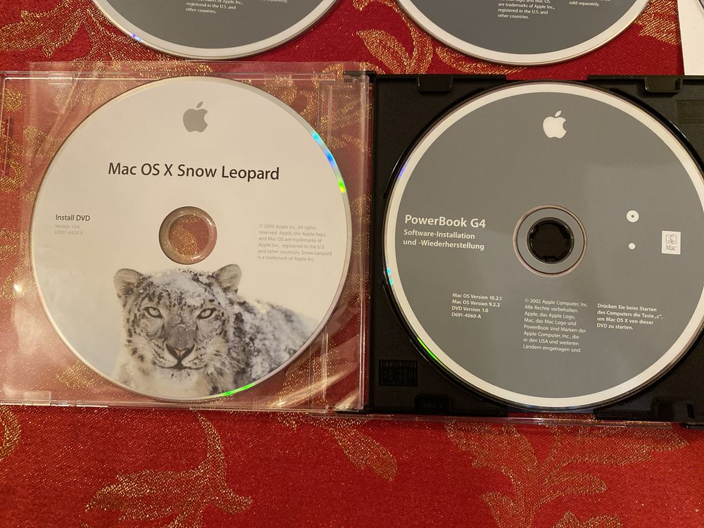Płyty instalacyjne MacOs