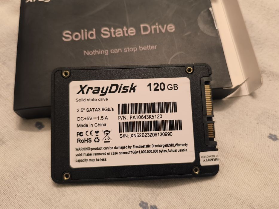 SSD 120gb 2.5 sata