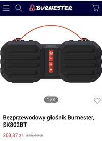 Głośnik bluetooth Burnester Wireless Speaker SK802BT. Nowy