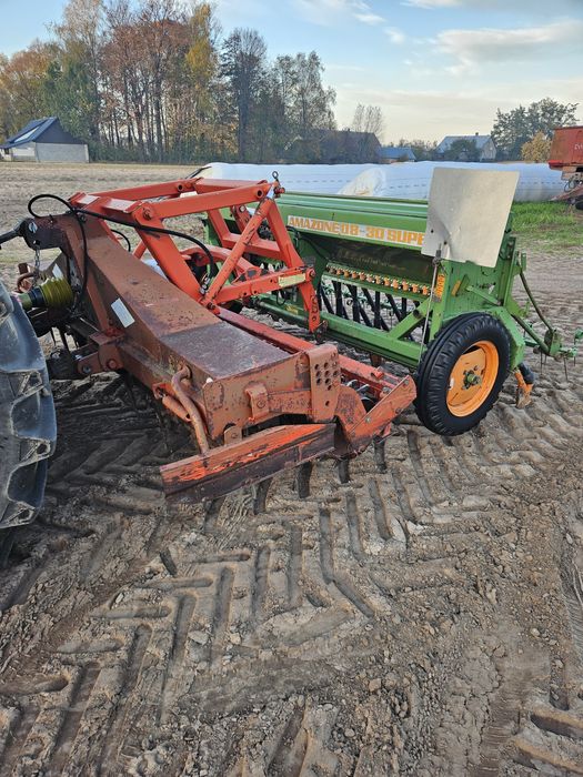 Agregat uprawowo siewny amazone d8 + kuhn 3m