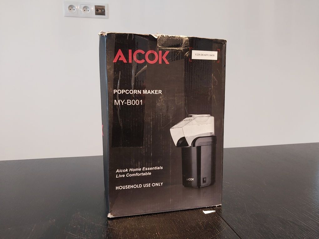 Maszynka do popcornu beztłuszczowa AICOK MY-B001 ,1200 W
