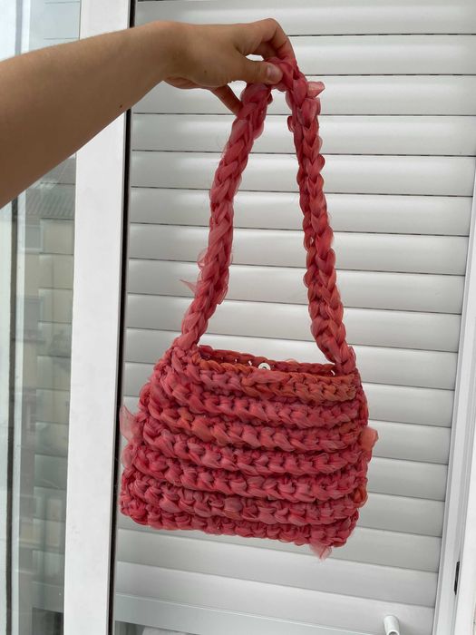 Bolsa de ombro feito à mão