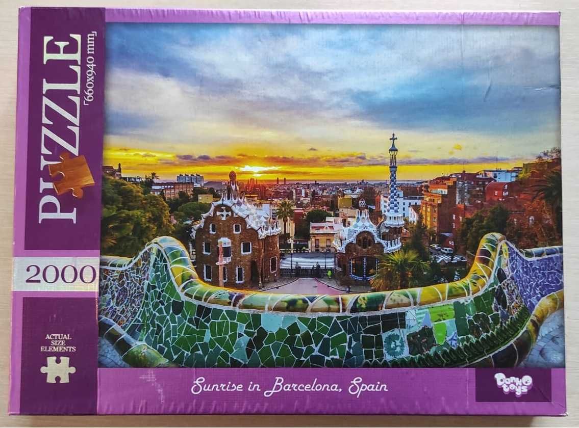 Продам пазли Барселона-2000