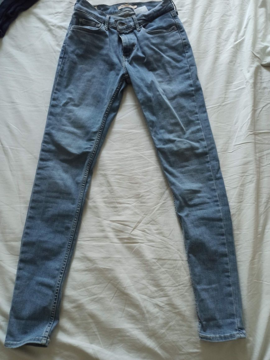 Levis Оригінал джинси 710 super skinny 27