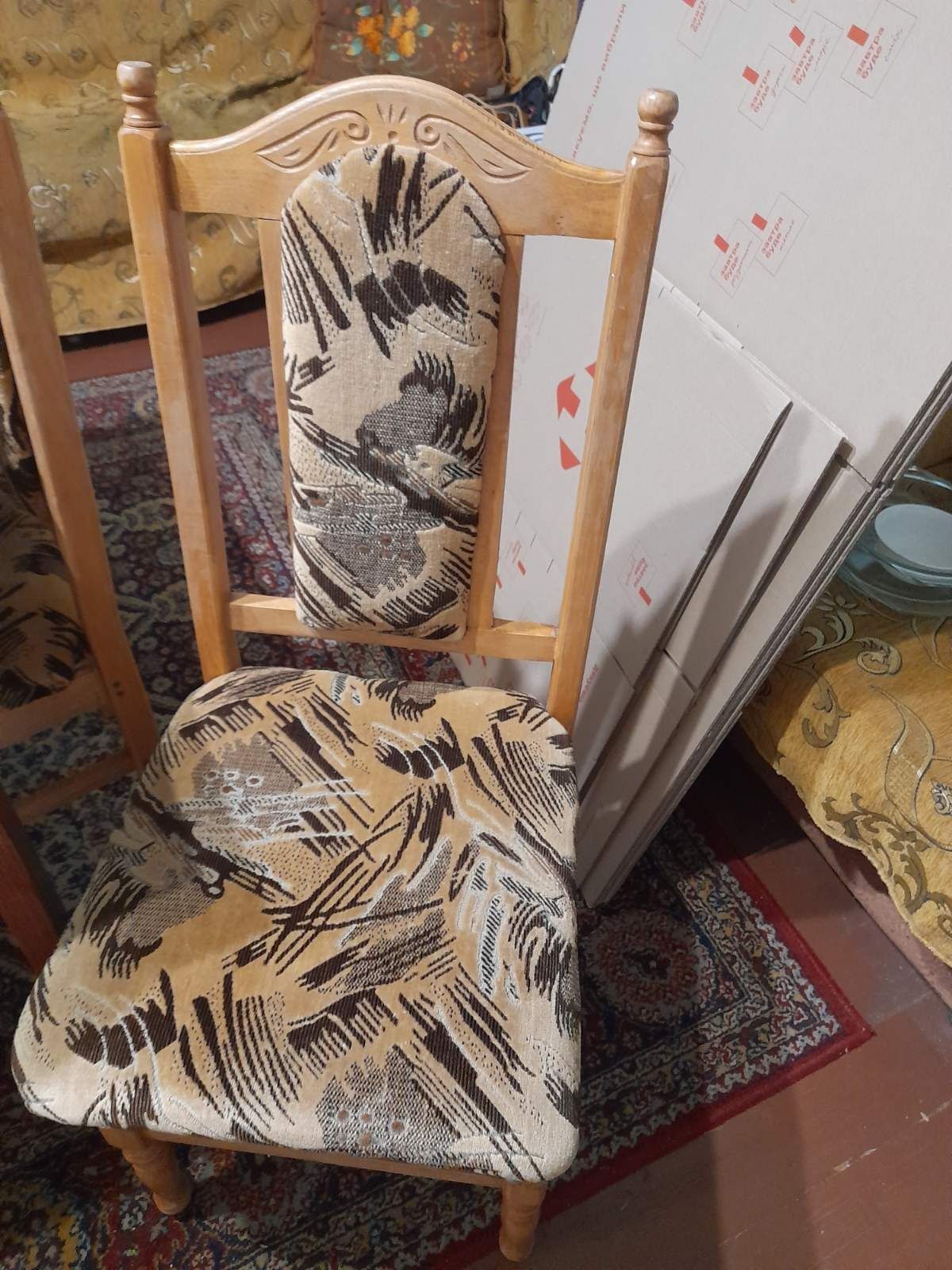 Стільці для вітальні, 4 шт,4 б/в