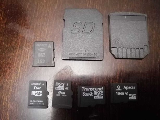 Карта памяти Transcend MicroSD 1GB 8Gb 16GB