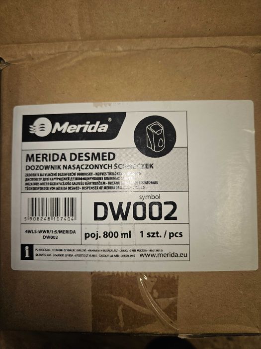 Merida Dozownik Nasączonych Ściereczek Desmed Dw002 nowy