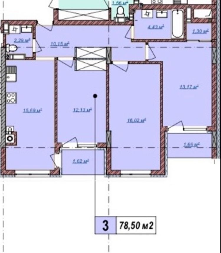 Продаж 3кім квартири, вул. Бузква (Навроцького - Зелена)