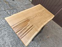 Blat dębowy 120x64 Monolit na ławę biurko stolik kawowy live edge