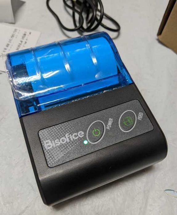 Компактный термопринтер Bisofice BT, беспроводной USB-принтер