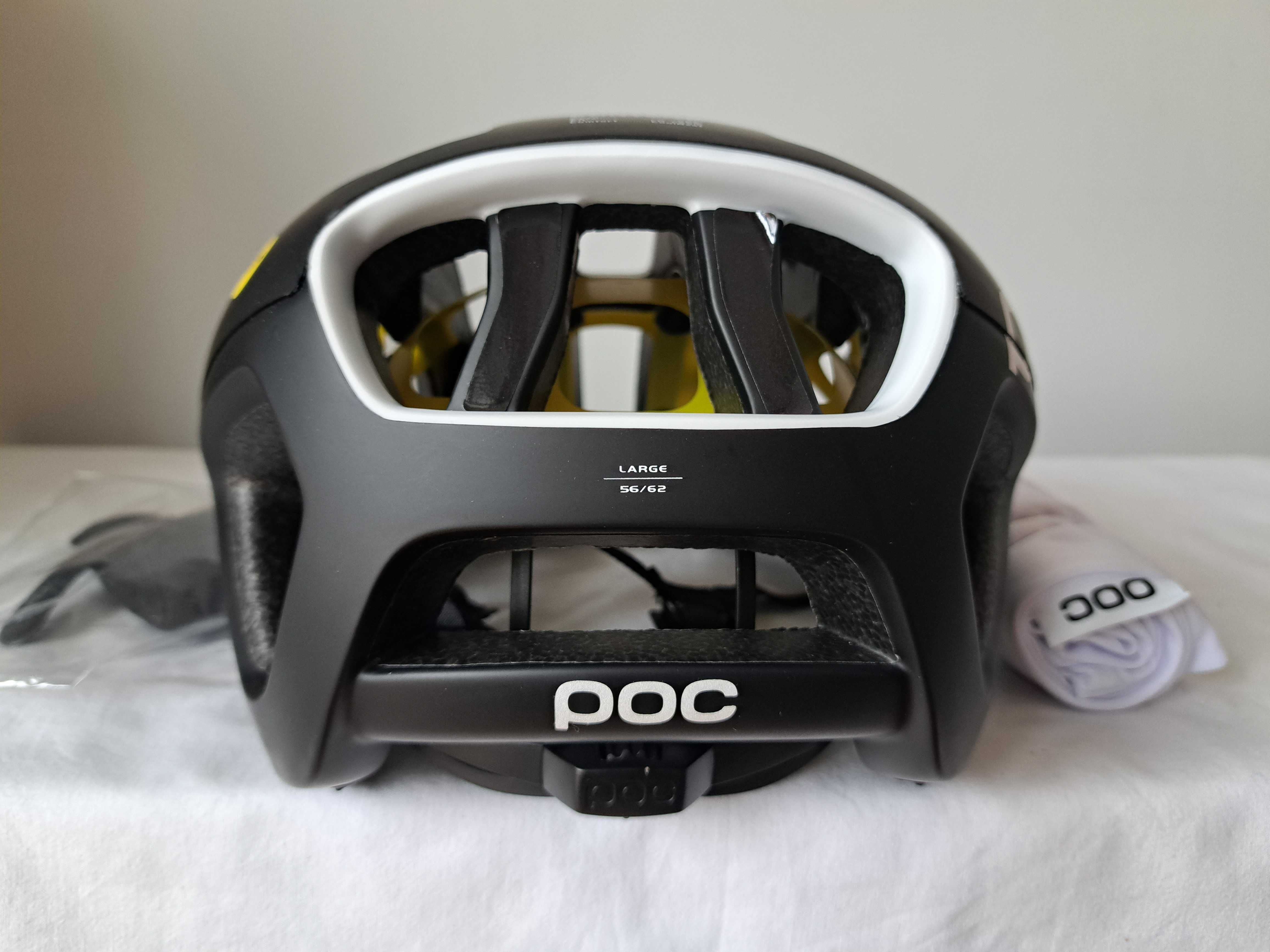 Kask rowerowy Poc Octal Mips Uranium Black Matt L 56-62cm