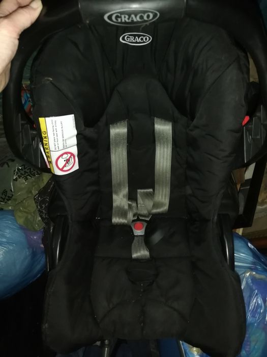Czerwony wózek dziecięcy 3w1 Graco +adapter do fotelika