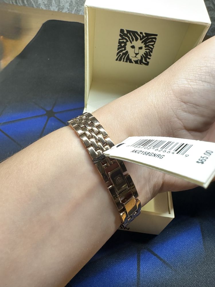 Новий годинник зі США ANNE KLEIN AK/2158 з зеленим циферблатом