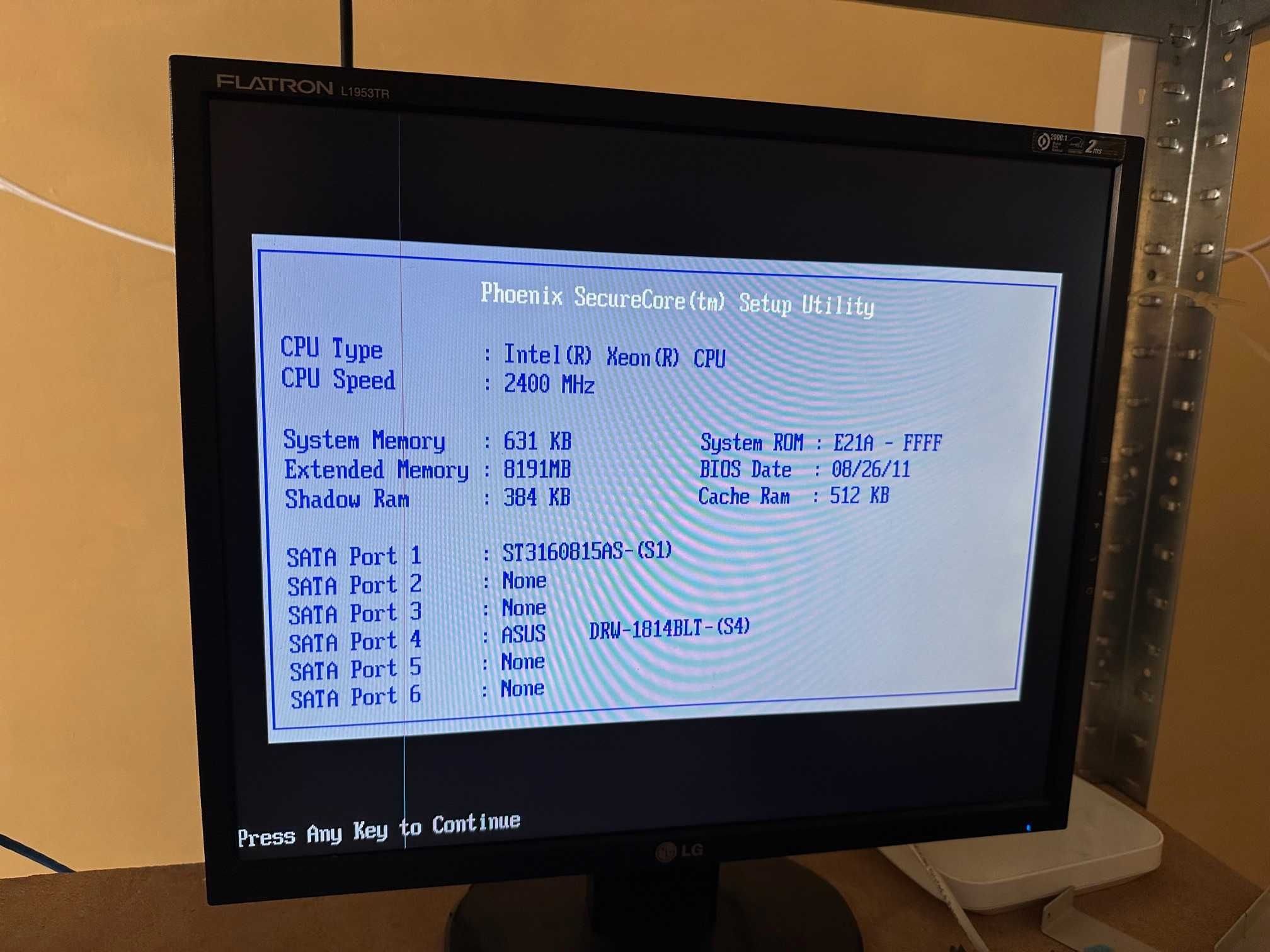 Сервер HP Proliant ML110 G6