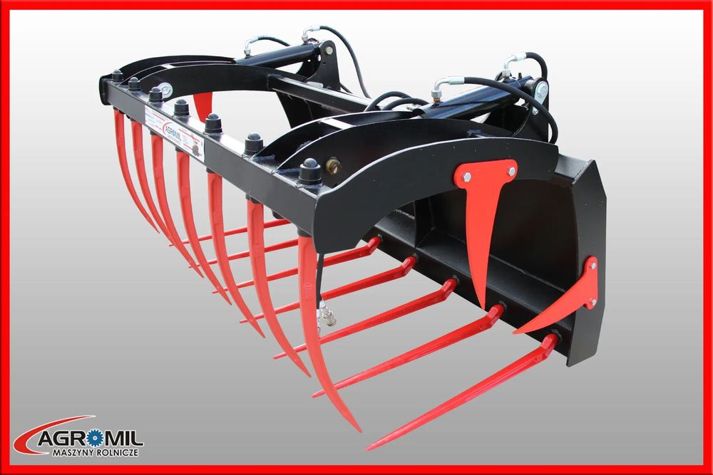 Krokodyl ładowacz czołowy Agro-Mil kute zęby 1,4 m 1,6 1,8 2,0 m