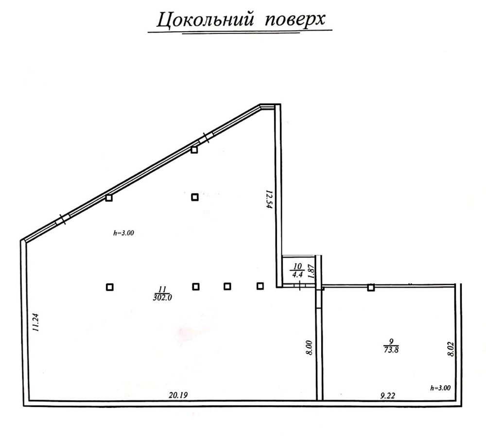 Камʼянська 40.гарний трафик, Київський ТСК, проспект Мазепи 220м2