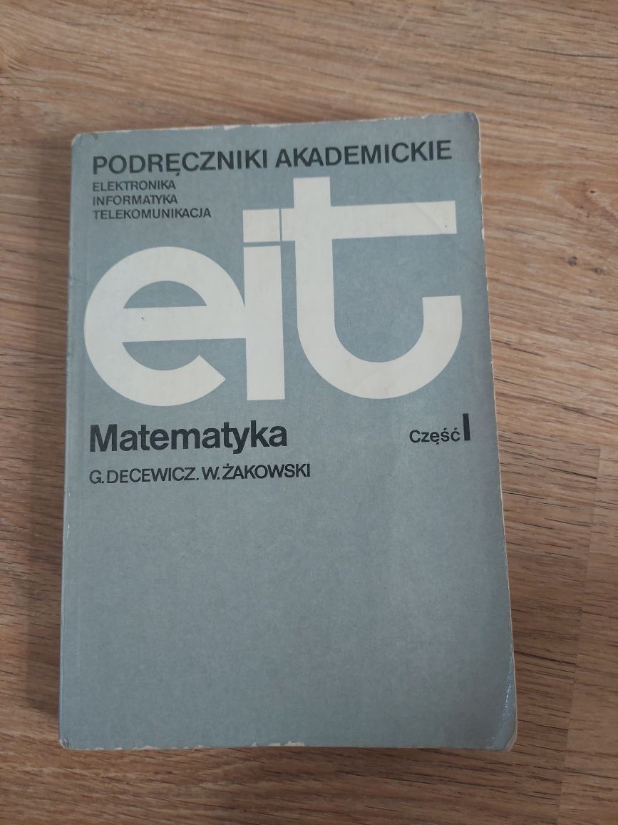 Matematyka część  1. Eit.