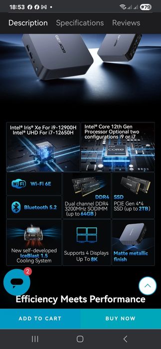 GEEKOM GT12 Pro Mini PC 12th Gen Intel® Core™ i9 новий компютер ПК