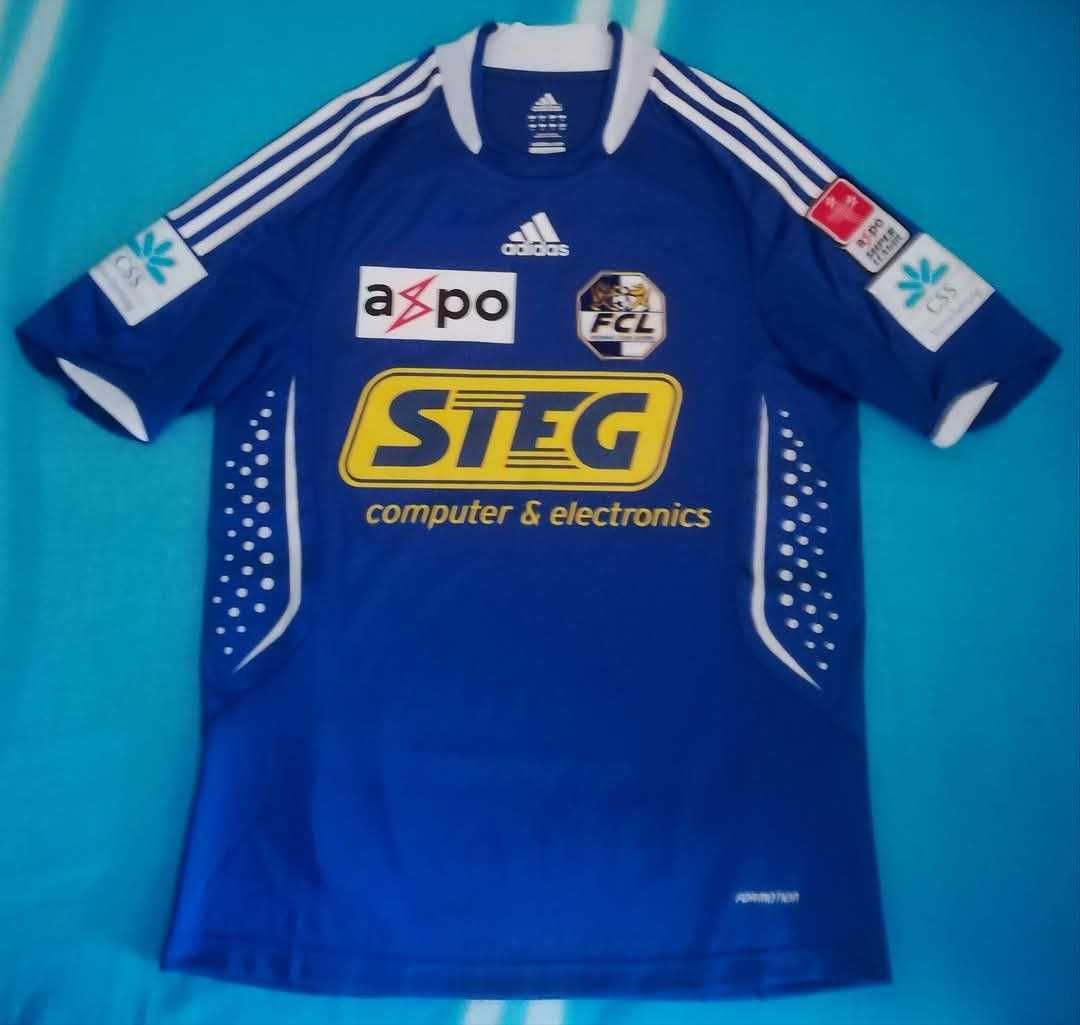 camisola futebol matchworn FC LUZERN Christophe Lambert