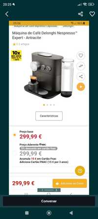Maquina Nespresso x DeLonghi - como nova (ainda com garantia)