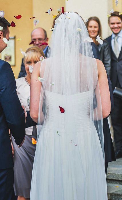 Suknia ślubna Fulara Żywczyk ,rozmiar 38,Medium 10, Ecru ,Dermesa