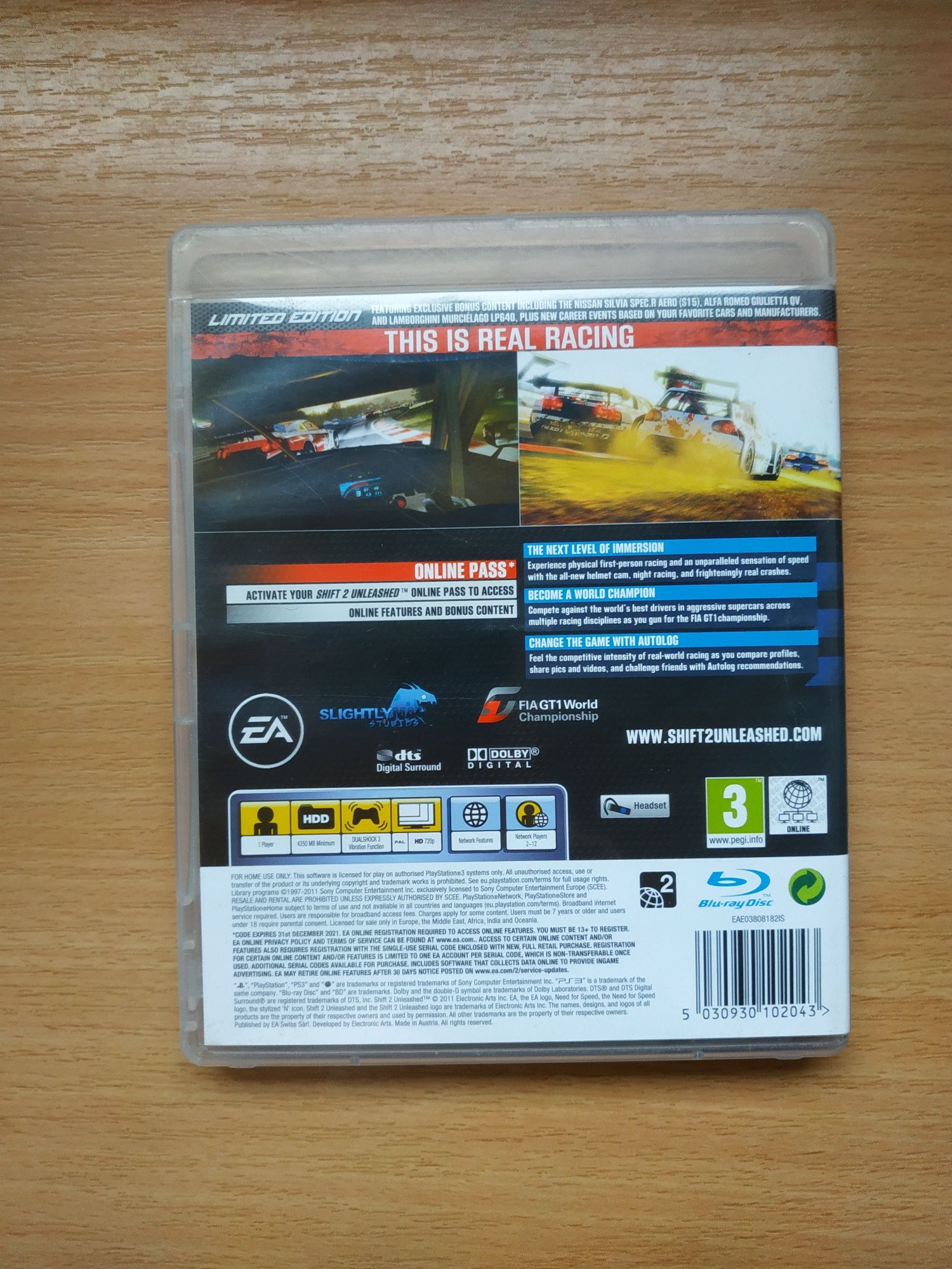 Shift 2 unleashed ps3,#,stan bardzo dobry, możliwa wysyłka przez olx