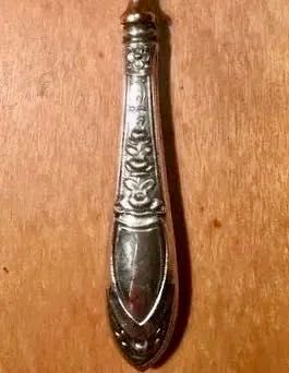 PRATA JAVALI II - 1830 a 1937 - garfo antigo - 18 cm/s