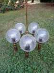 Żyrandol mosiężny lampa sufitowa