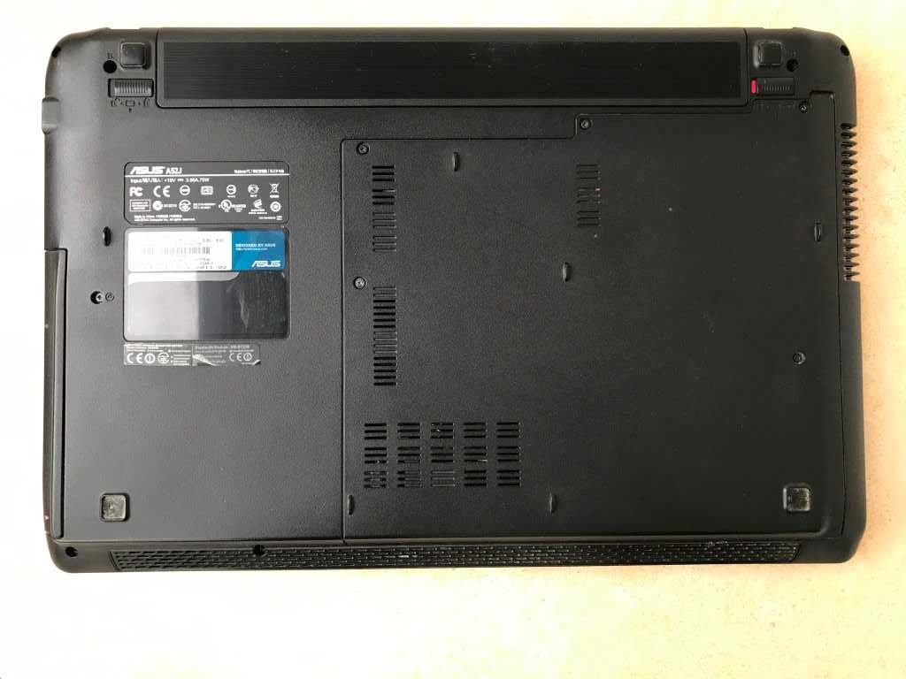 Ноутбук Asus A52J на запчасти Intel core i3 15"6
