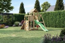 Rozbudowany drewniany plac zabaw, DARMOWA DOSTAWA 2-3 dni, ATEST